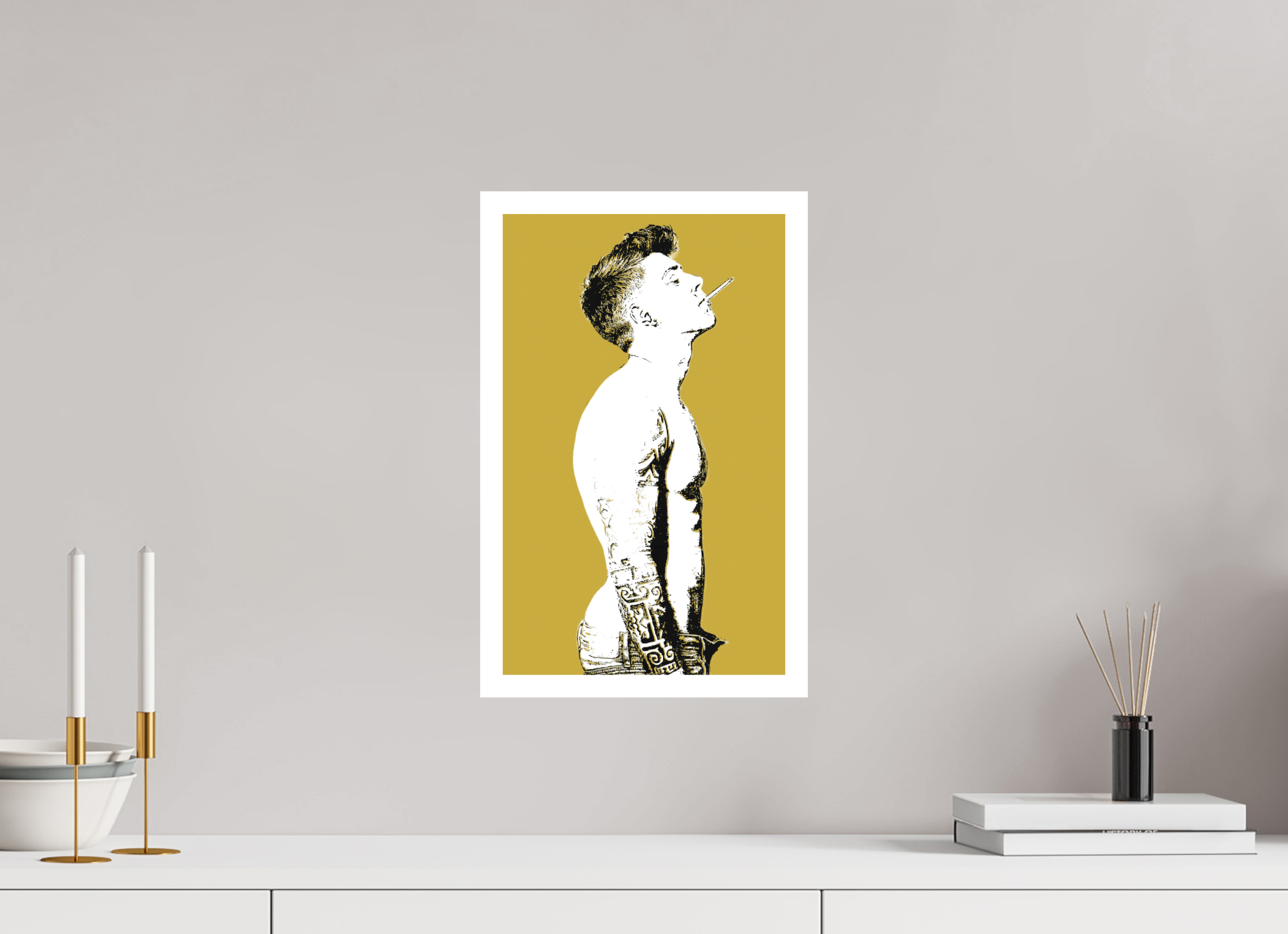 25 x 40,8 cm, Hahnemühle William Turner + Weissrand 2cm Nachklang