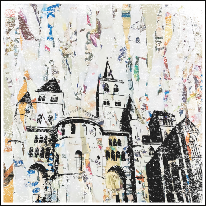 Main image Trier Dom I + Collage optimiert für White Wall grösse bis 90x90