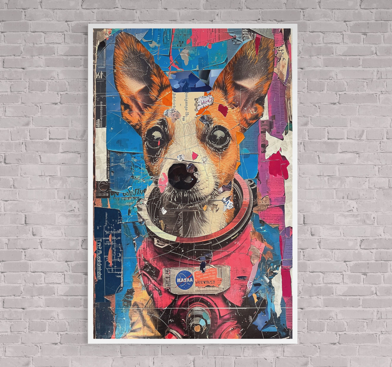 Allein im Orbit – Laika Kunstdruck | Fine Art Print