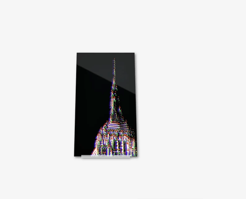 Acrylglas-Aufsteller Empire State Building in hochwertiger Druckqualität – perfekt für New York-Fans! Mehrfarbiger-Druck vom Original, vom Künstler signiert und mit Zertifikat. Limitierte Ausgabe,  in 2 Größen erhältlich