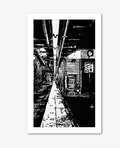 New York City Underground Subway als Original in hochwertiger Druckqualität - ein absolutes Highlight für New York Fans! Schwarzfarbener Druck auf Zerkall hangeschöpftem Papier inkl. Wasserzeichen, vom Künstler signiert und Zertifiziert.