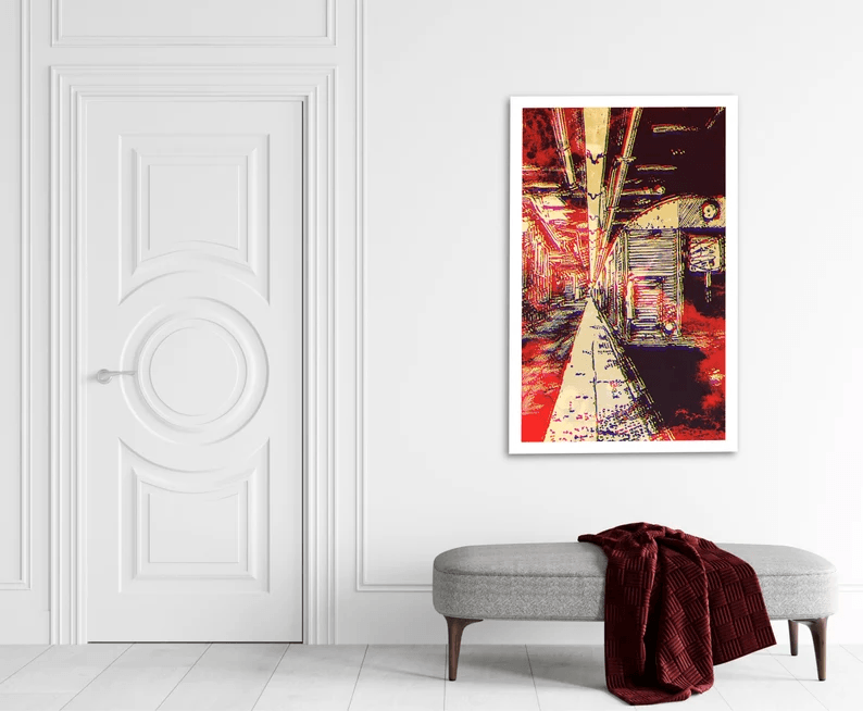 Subway NY/Mehrfarbig/Druck vom Original/Hochwertiger Druck/in 5 versch. Hahnemühle Sorten erhältlich/Limitiert/mit Zertifikat/versch. Maße