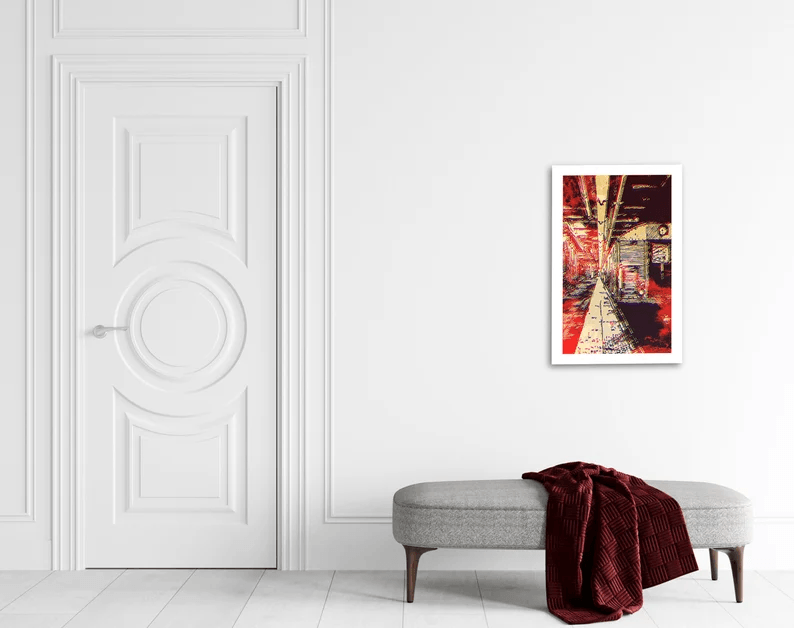 Subway NY/Mehrfarbig/Druck vom Original/Hochwertiger Druck/in 5 versch. Hahnemühle Sorten erhältlich/Limitiert/mit Zertifikat/versch. Maße