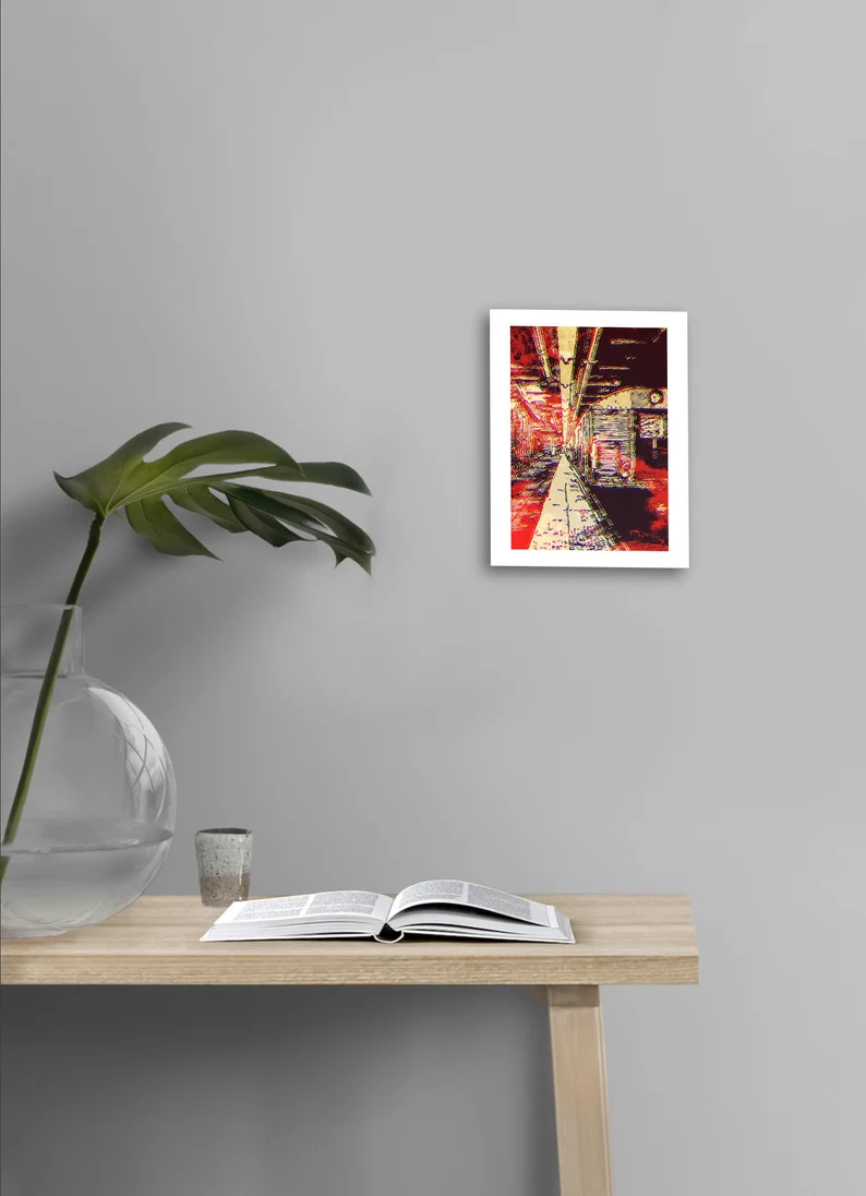 Subway NY/Mehrfarbig/Druck vom Original/Hochwertiger Druck/in 5 versch. Hahnemühle Sorten erhältlich/Limitiert/mit Zertifikat/versch. Maße