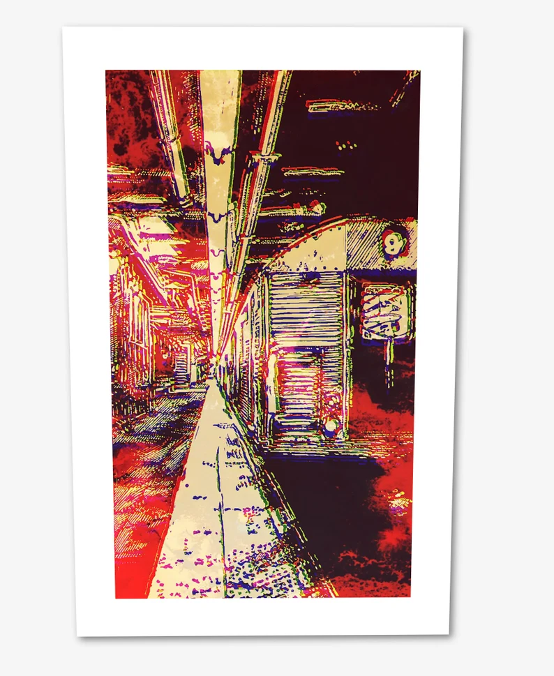 Subway NY/Mehrfarbig/Druck vom Original/Hochwertiger Druck/in 5 versch. Hahnemühle Sorten erhältlich/Limitiert/mit Zertifikat/versch. Maße