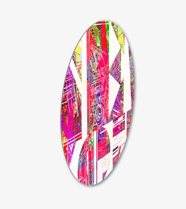 Kunst vom Original in einmaliger Form/auf Alu-Dibond/Thema New York/Mehrfarbig/Hochwertiger Druck/Limitiert/mit Zertifikat/in 5 Größen