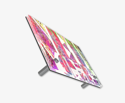 Acrylglas-Aufsteller "New York" Grafik in hochwertiger Druckqualität – perfekt für New York-Fans! Mehrfarbiger-Druck vom Original, vom Künstler signiert und mit Zertifikat. Limitierte Ausgabe,  in 4 Größen erhältlich