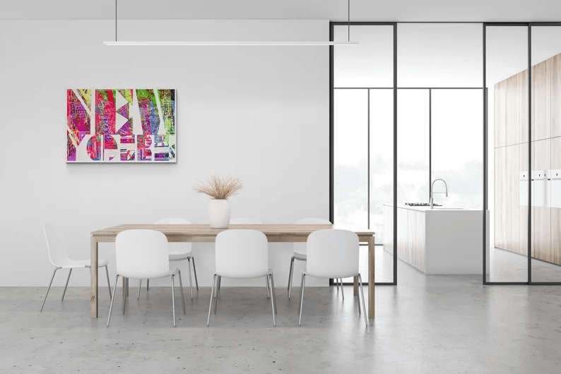 Poster New York City Schriftzug Grafik in hochwertiger Druckqualität - ein absolutes Highlight für New York Fans! Mehrfarben-Druck auf weissem Hahnemühle Papier, vom Künstler signiert und Zertifiziert. In 6 Grössen erhältlich.