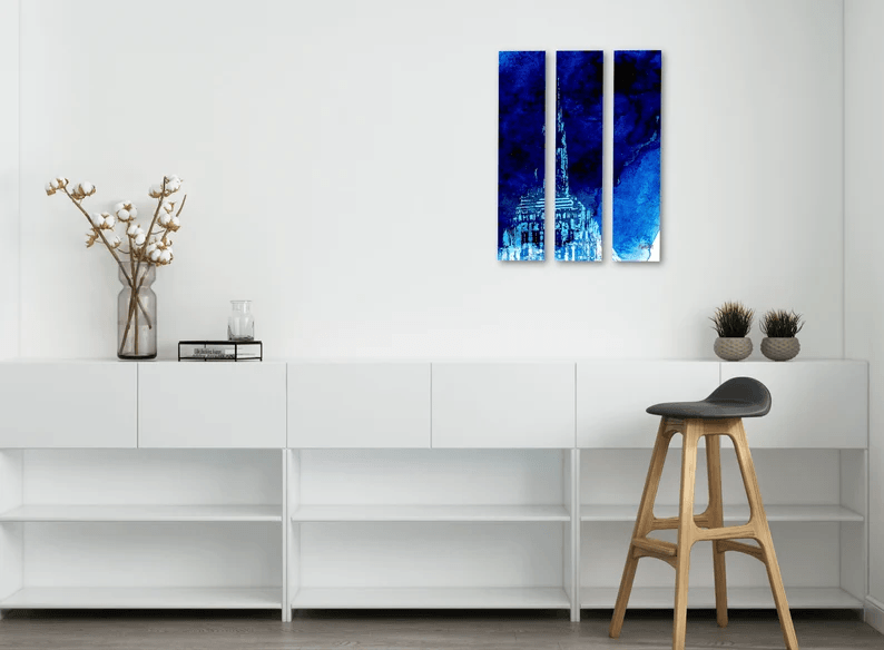 Empire State /Kunst vom Original auf ganz neue Art/auf Alu-Dibond/Thema New York/Hochwertiger Druck/Limitiert/mit Zertifikat/in 5 Größen