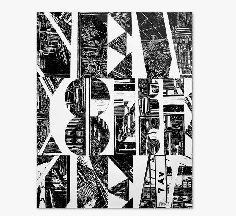 Echter Kunst-Foto-Abzug auf Holz/Schwarz/Hochwertiger Druck v.Original/Limitiert/m. Zertifikat/Signiert/in 4 Größen