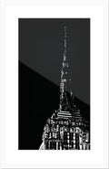 New York City Empire State Building als Original in hochwertiger Druckqualität - ein absolutes Highlight für New York Fans! Druck in Carbon-Black auf Zerkall oder hochwertigem reinweißem Bütten Papier, vom Künstler signiert und zertifiziert.
