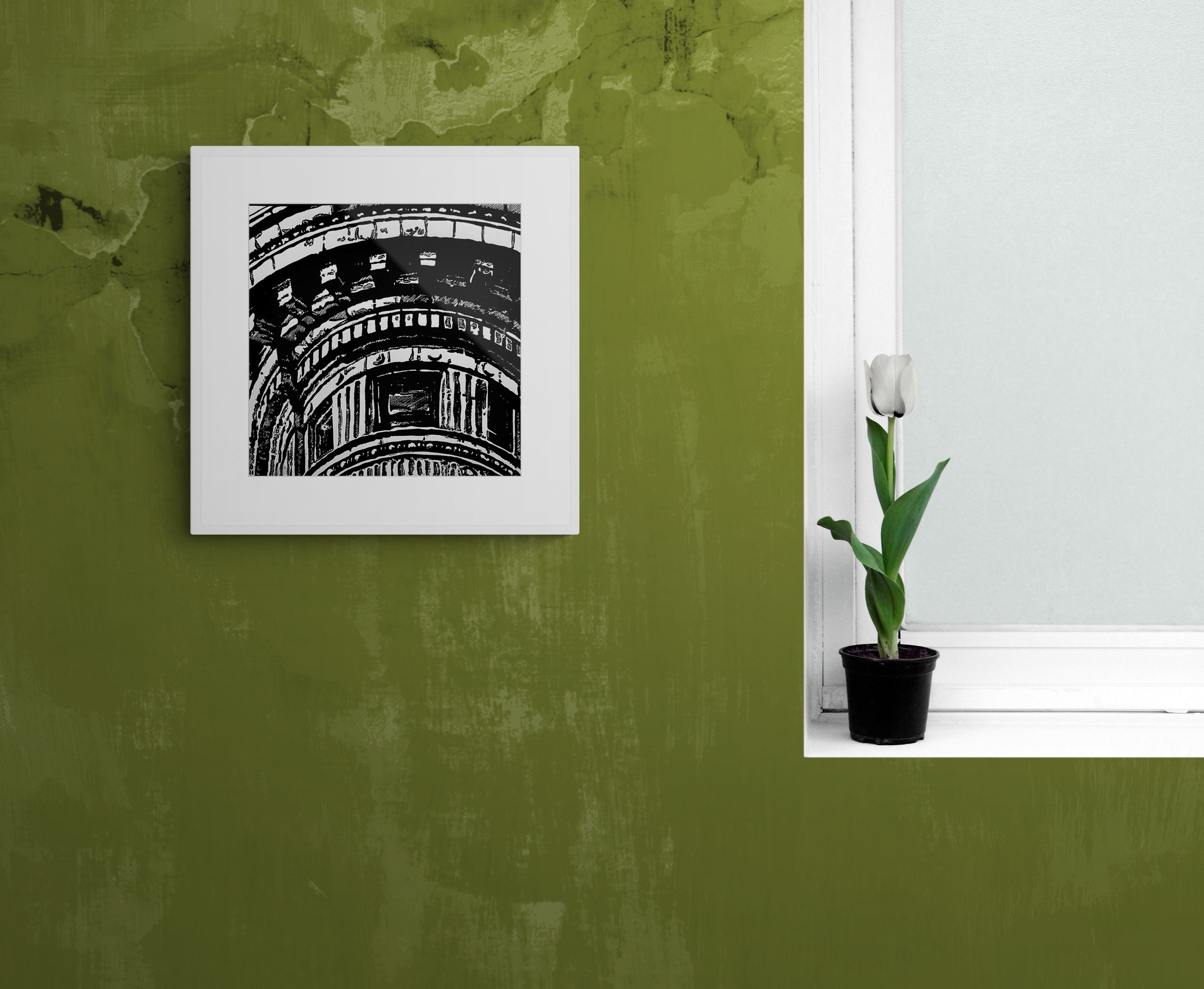 New York City Ausschnitt vom Flatiron Building als Original in hochwertiger Druckqualität - ein absolutes Highlight für New York Fans! Schwarzfarbener Druck auf Zerkall hingeschöpftem Papier inkl. Wasserzeichen, vom Künstler signiert und Zertifiziert.